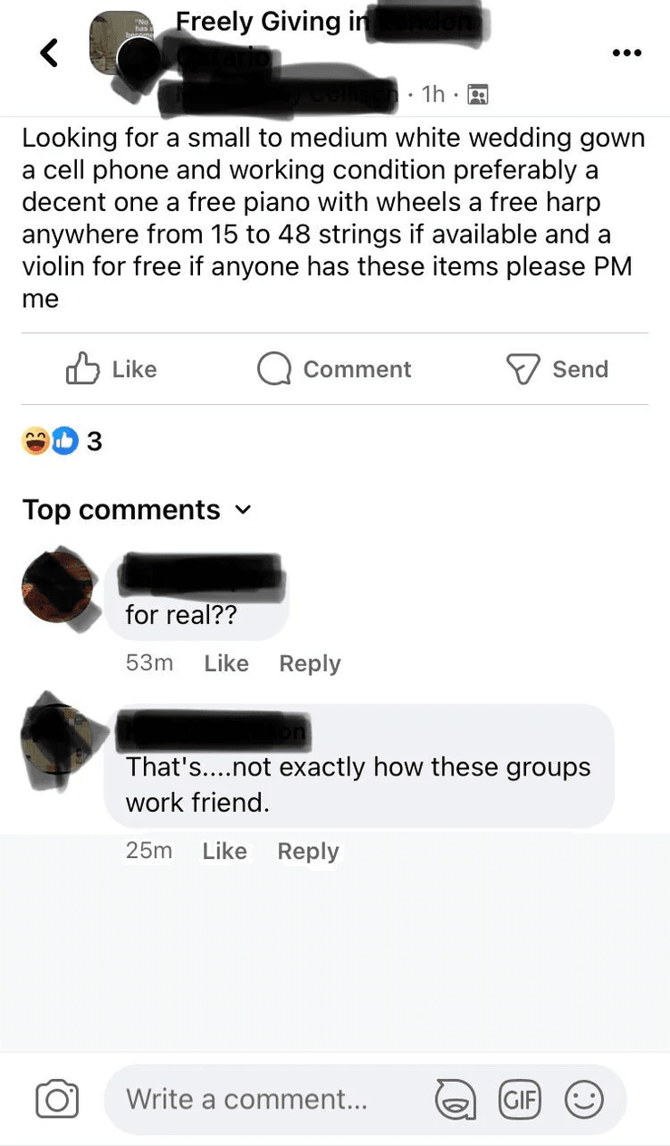 Дивний список, список подарунків, безкоштовне піаніно, подарунки на весілля, нахабна наречена, попросила подарунки, пристойний телефон, весільна сукня