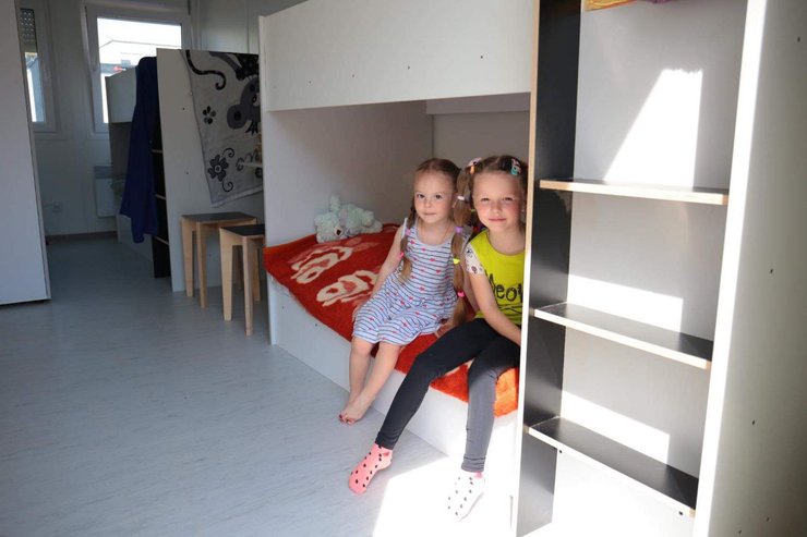 Переселенцы Львовская область, модульный городок