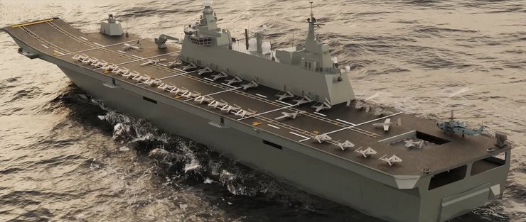 tcg anadolu, десантный корабль Турции