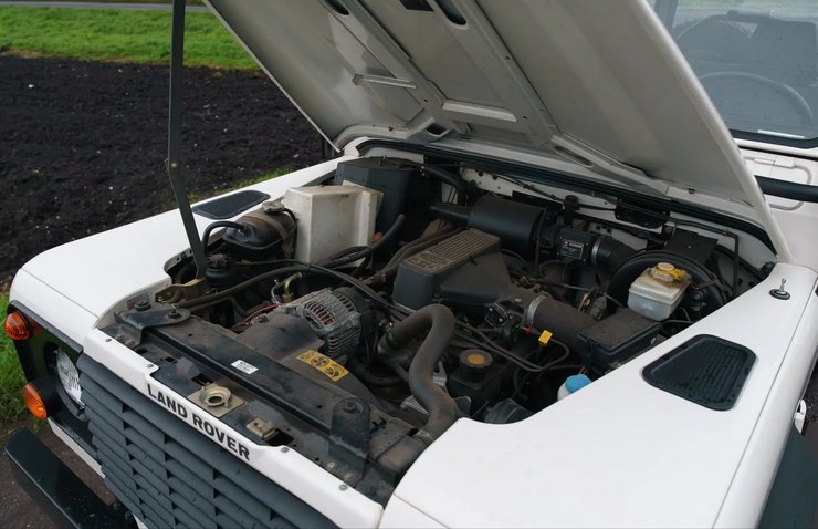мотор ленд ровер дефендер, Land Rover Defender, Land Rover Defender 1997, Land Rover Defender 90, капсула времени