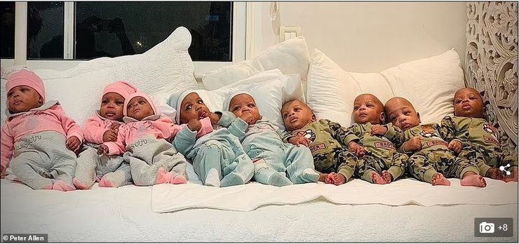 рекорд по рождению, Мали, Марокко, родила девять детей