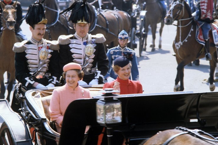 королева маргрете, королева елизавета