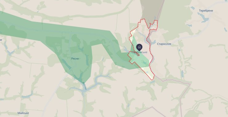 грабовське сумщина карта