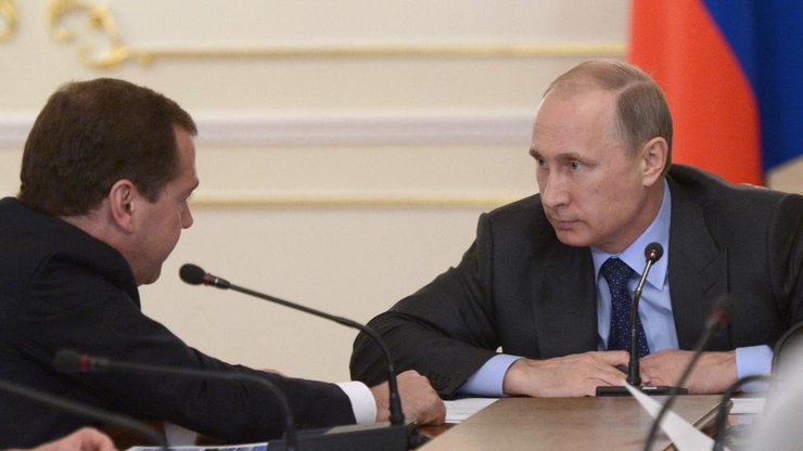 путин, медведев, президент рф