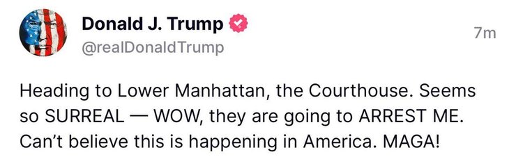 Truth Social, Трамп, арест, суд