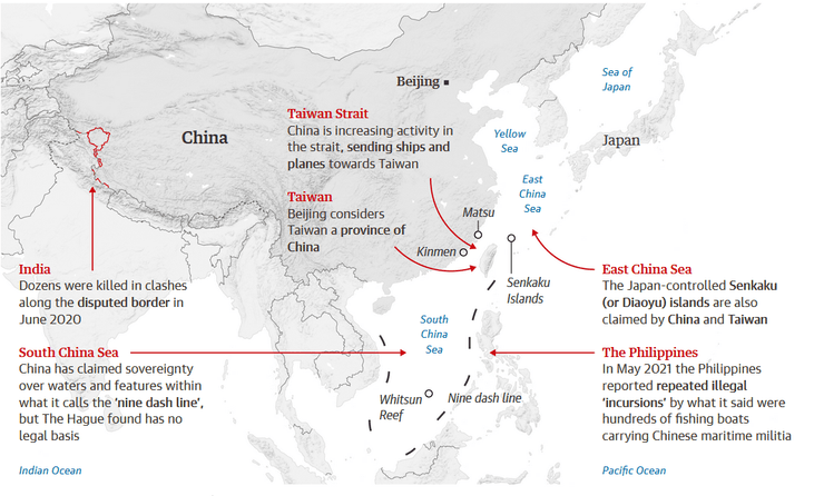 військові конфлікти Китаю