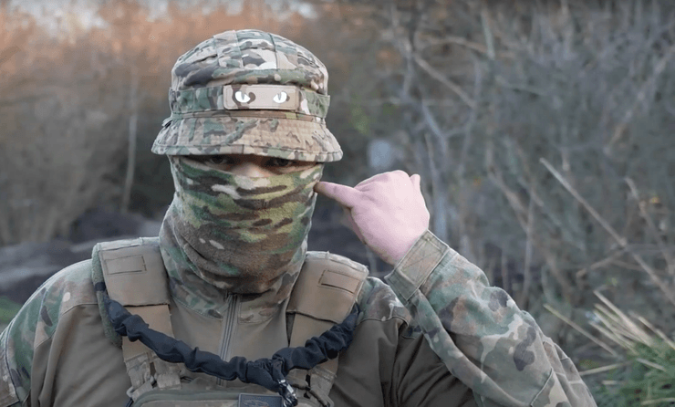 Украинский боец