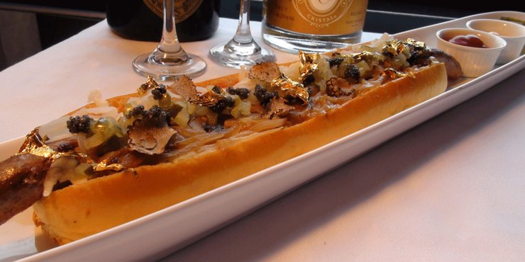 самый дорогой хот-дог, фастфуд