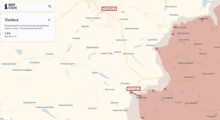 Бої на Донбасі, бої, наступ РФ, 6 листопада, карта, DeepState, Покровськ