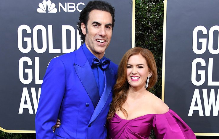 Саша Барон Коэн и Айла Фишер