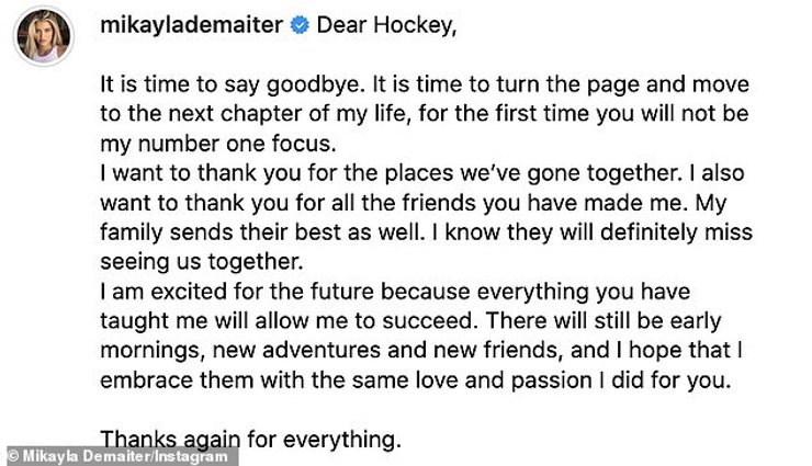 Микайла Демайтер Instagram