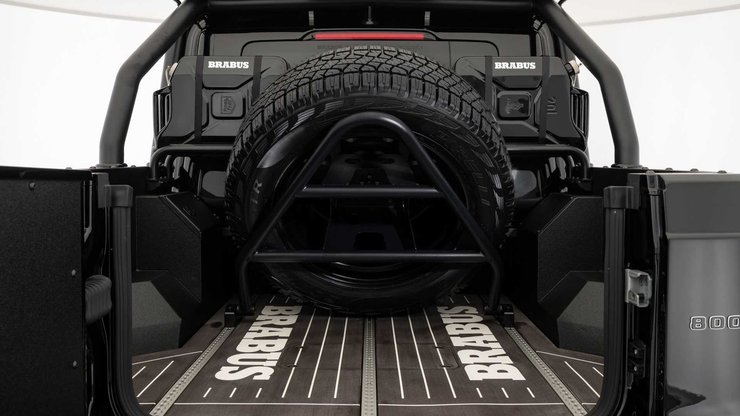 Brabus 800 Adventure XLP Superblack, Brabus 800, Mercedes-Benz G-Class, тюнинг Гелендвагена, пикап Гелендваген