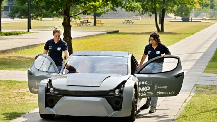 Спортивный электромобиль, электромобиль Zem, концепт-кар, авто с солнечными батареями, улавливание углерода