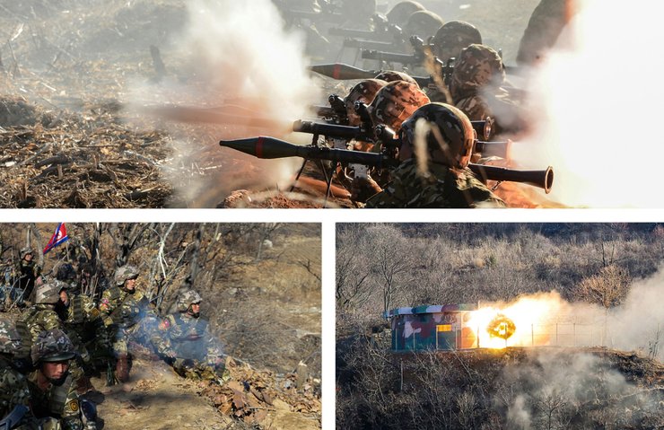 КНДР, военные учения, Северная Корея