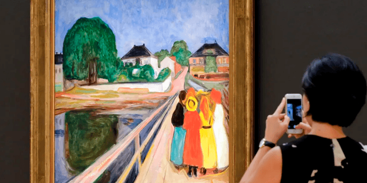 "Дівчата на мосту", 1902 рік, Едвард Мунк (остання ціна $54,5 млн)