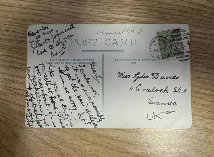 Открытку отправленную 121 год назад нашли, о чем говорится в этом послании, тайна, загадка, курьезы, потерянные вещи