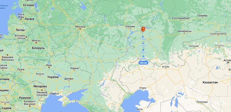 Удар по НПЗ РФ, Татарстан, дрон, 2 апреля