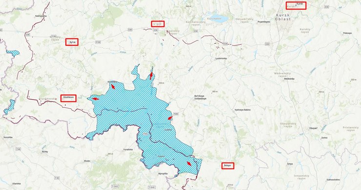 Прорив в Курській області, ЗСУ, напрямки атак, 20 серпня