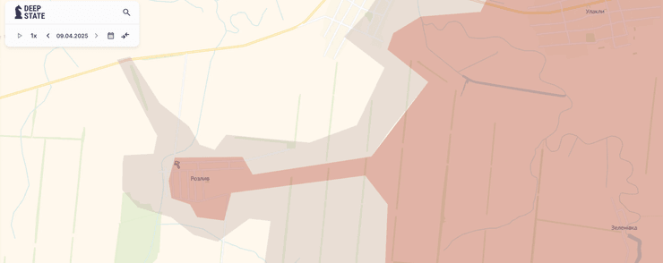 Ситуация вблизи Розлива