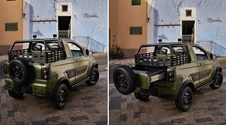 Компактний пікап, Giannini Uso 2023, Giannini Uso, електричний пікап, дешевий електромобіль