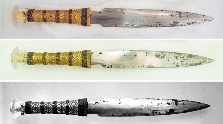 Кинжал Тутанхамона изготовлен из метеоритного железа