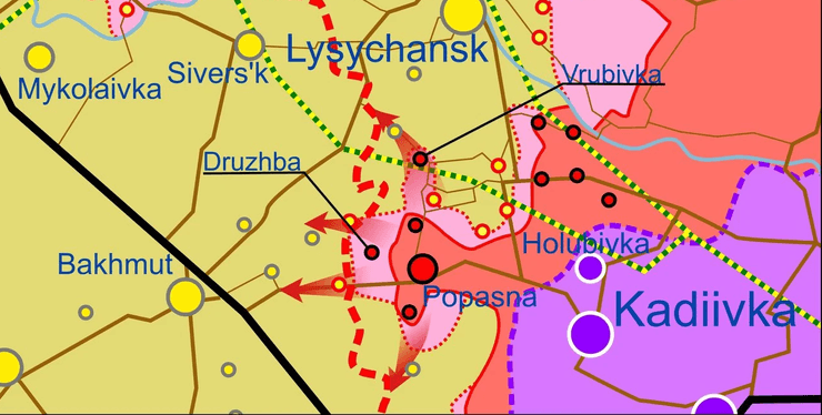 атаки вс рф, битва за донбасс
