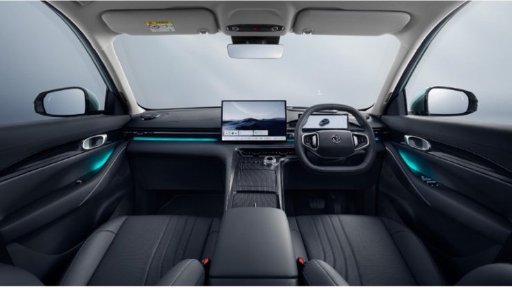 салон Proton e.MAS7, Geely Galaxy E5, электромобиль Proton