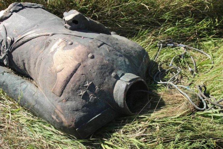 В Польше обезглавили памятник Рокоссовскому