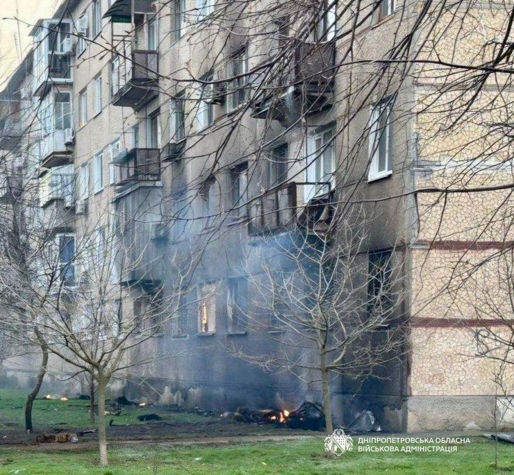 Последствия атаки ВС РФ по Днепропетровской области