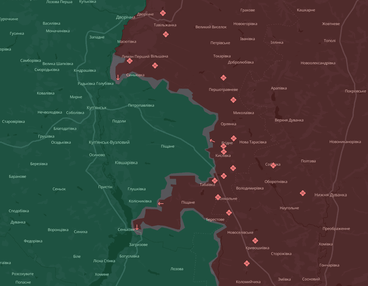 Купянск карта