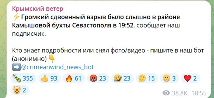 Публікація Telegram