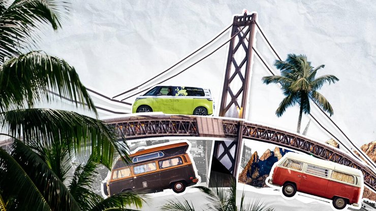 Volkswagen ID.Buzz, Новый Volkswagen id.buzz, электромобиль Volkswagen id.buzz, электрокар Volkswagen id.buzz