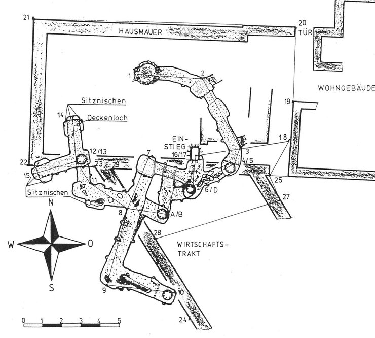карта туннель подземелья пещеры