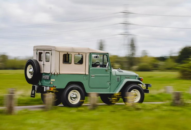 Toyota FJ40, Toyota Land Cruiser, Toyota Land Cruiser FJ, электромобиль Toyota