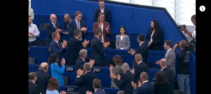 Саша Паскаль у Європарламенті
