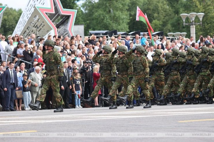 александр лукашенко, минск, парад