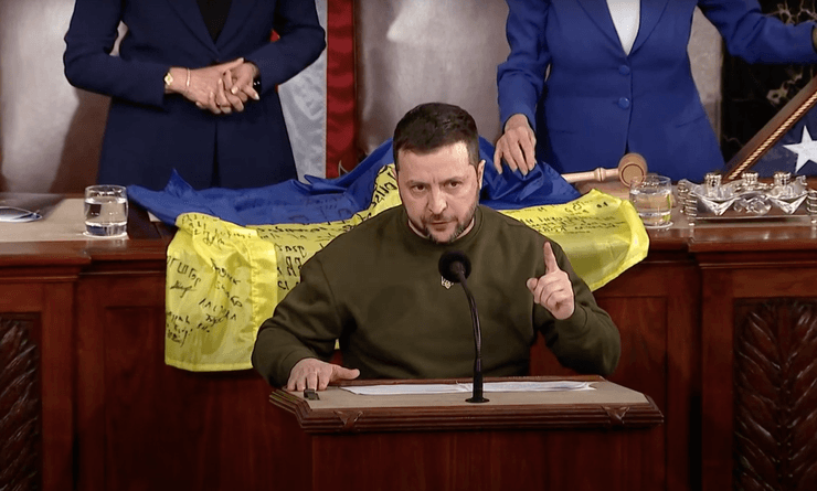 Владимир Зеленский в Конгрессе США