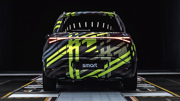 Електрокар Smart, Smart #1, кросовер Smart, електромобіль Smart, новий Smart #1