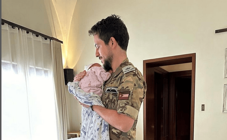 Принц Хусейн с дочерью