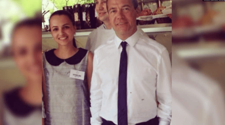 Жена бывшего украинского бизнесмена и экс-президент РФ