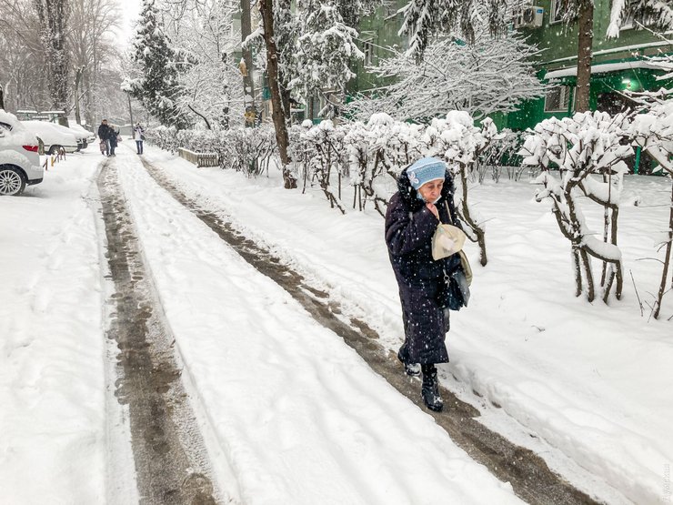 Снегопад в Одессе 3