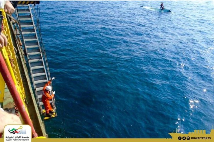 Украинский капитан, спасение рыбаков, Кувейт наградил украинца, спасение утопающих