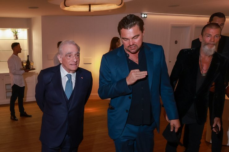 Леонардо Ди Каприо и Мартин Скорсезе в Каннах