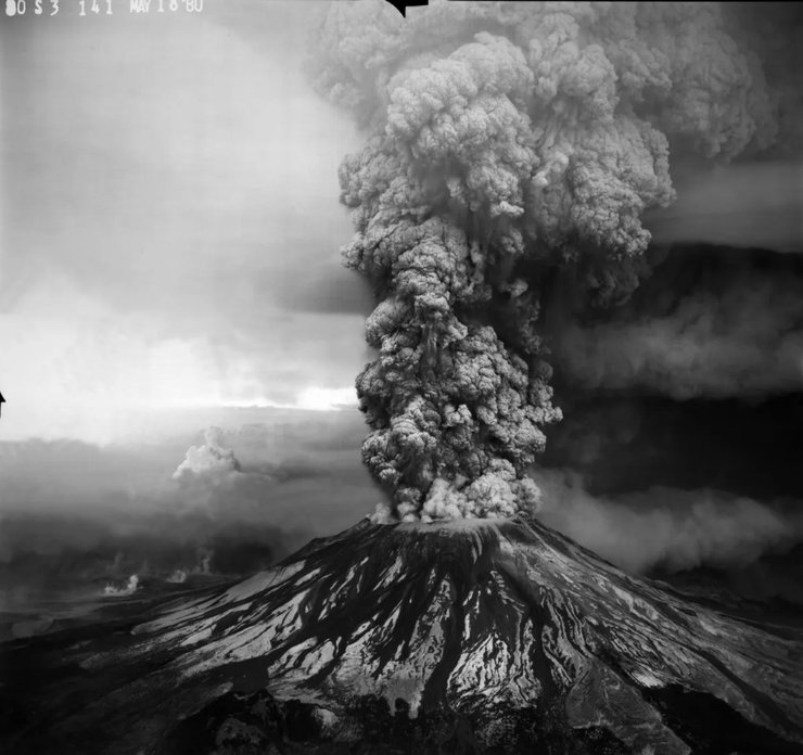 извержение вулкана