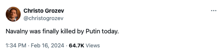 Публікація Христо Грозєва