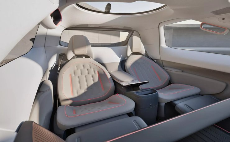 салон Rimac Verne, беспилотное такси, беспилотное такси Verne