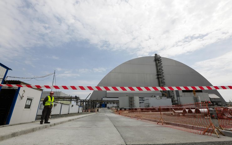 укриття, ЧАЭС, арка, Саркофаг, укрытие, конфайнмент, НБК