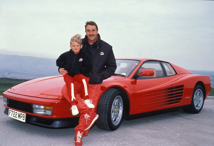Найджел Мэнселл, Ferrari Testarossa 1988, Ferrari Testarossa, суперкар Ferrari