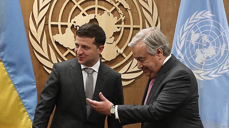 зеленский гутерреш