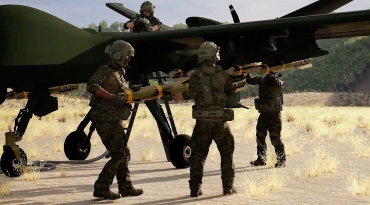 ракети Hellfire, БПЛА Mojave, дрон, ракети, дрон з ракетами